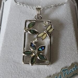 New Wild Pearl Dragonfly Necklace